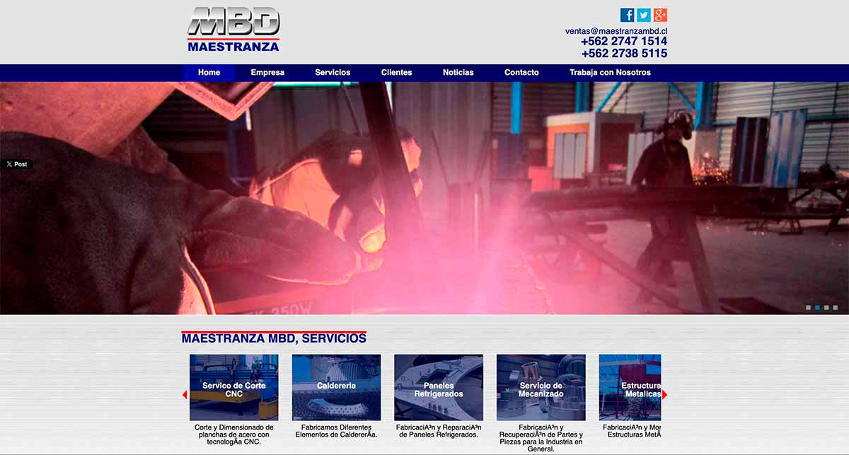 Reparación de estructuras y equipos industriales