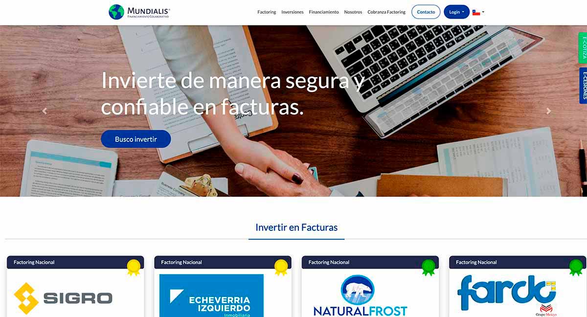 Financiamiento de facturas electrónicas en Santiago